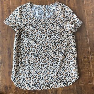 Leopard blouse